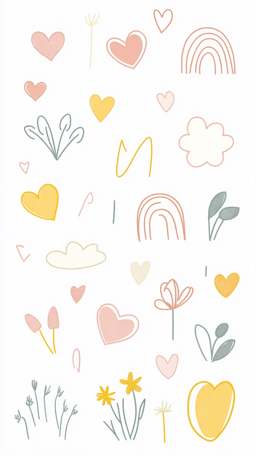 Cute Beats original repeating artwork