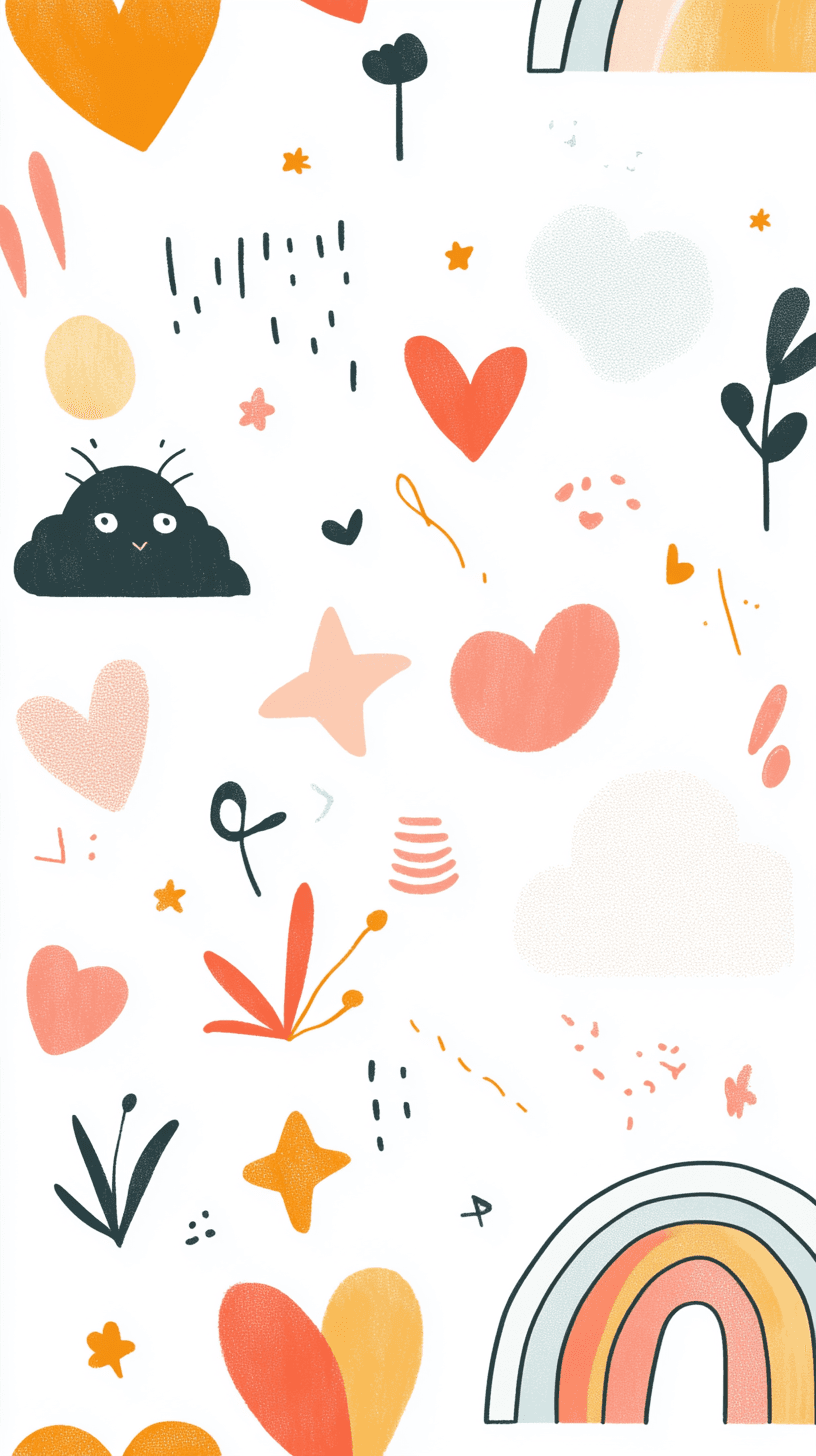 Cute Bounce original repeating artwork