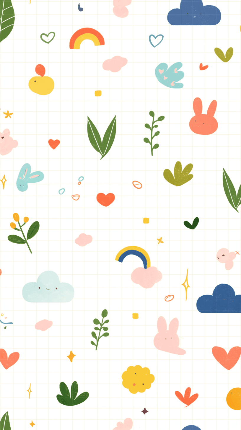 Cute Rhythm original repeating artwork