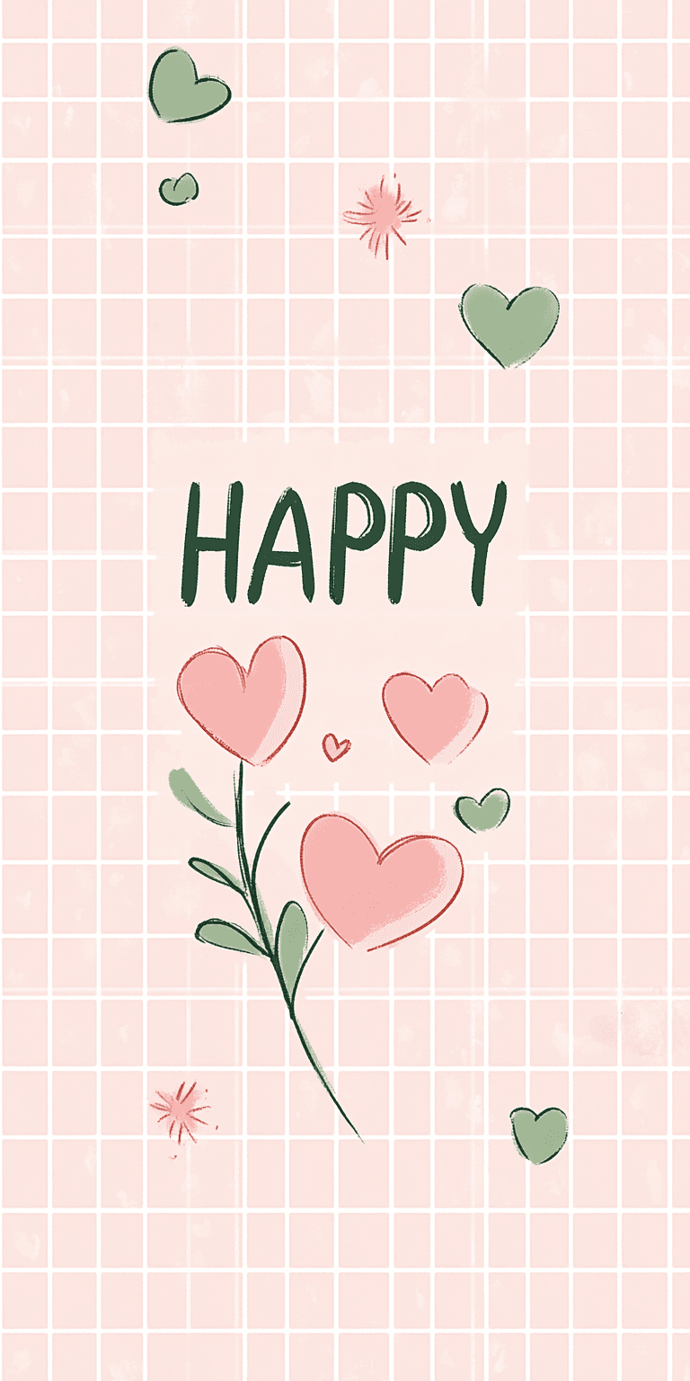 Happy Festival original repeating artwork