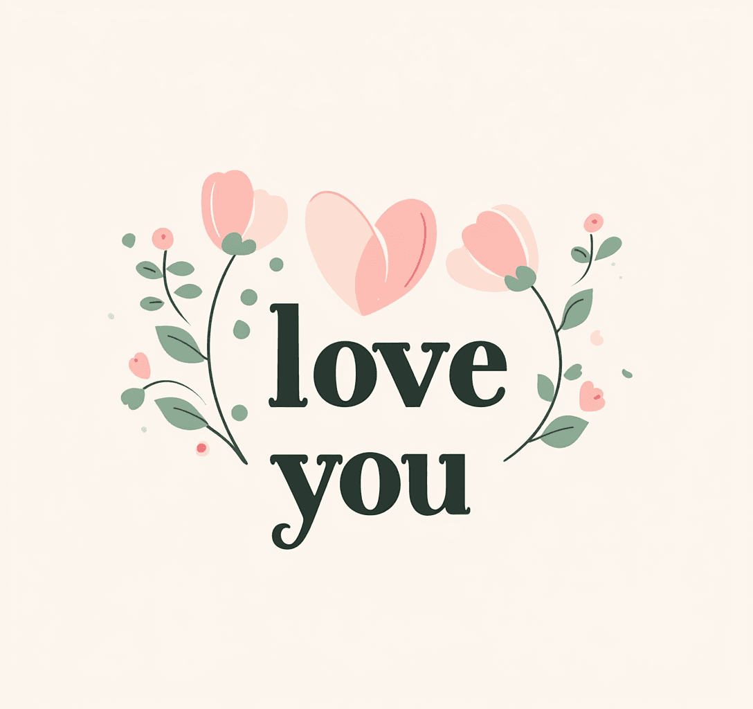 Love You Tribe original repeating artwork