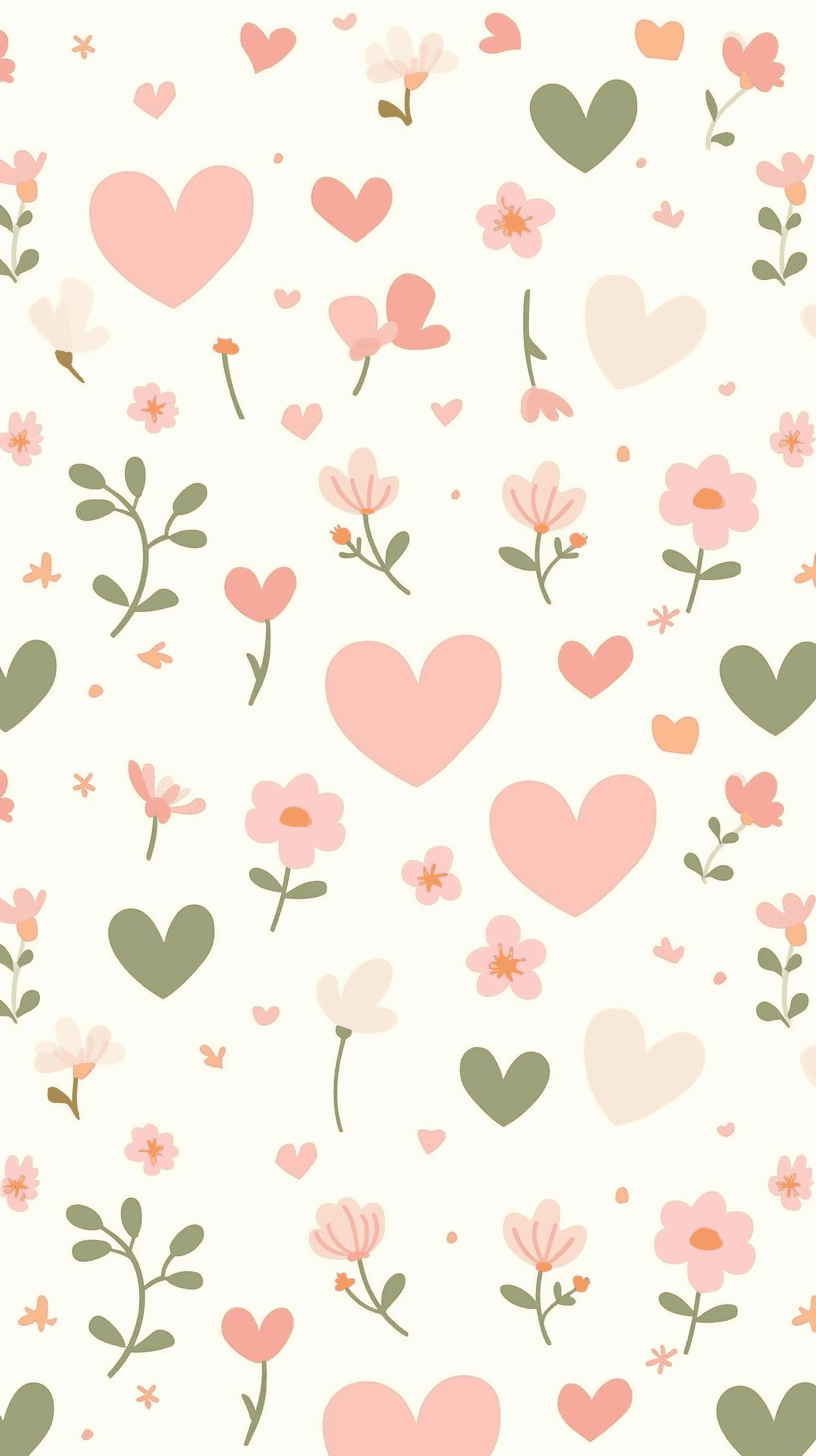 Heart Tone original repeating artwork