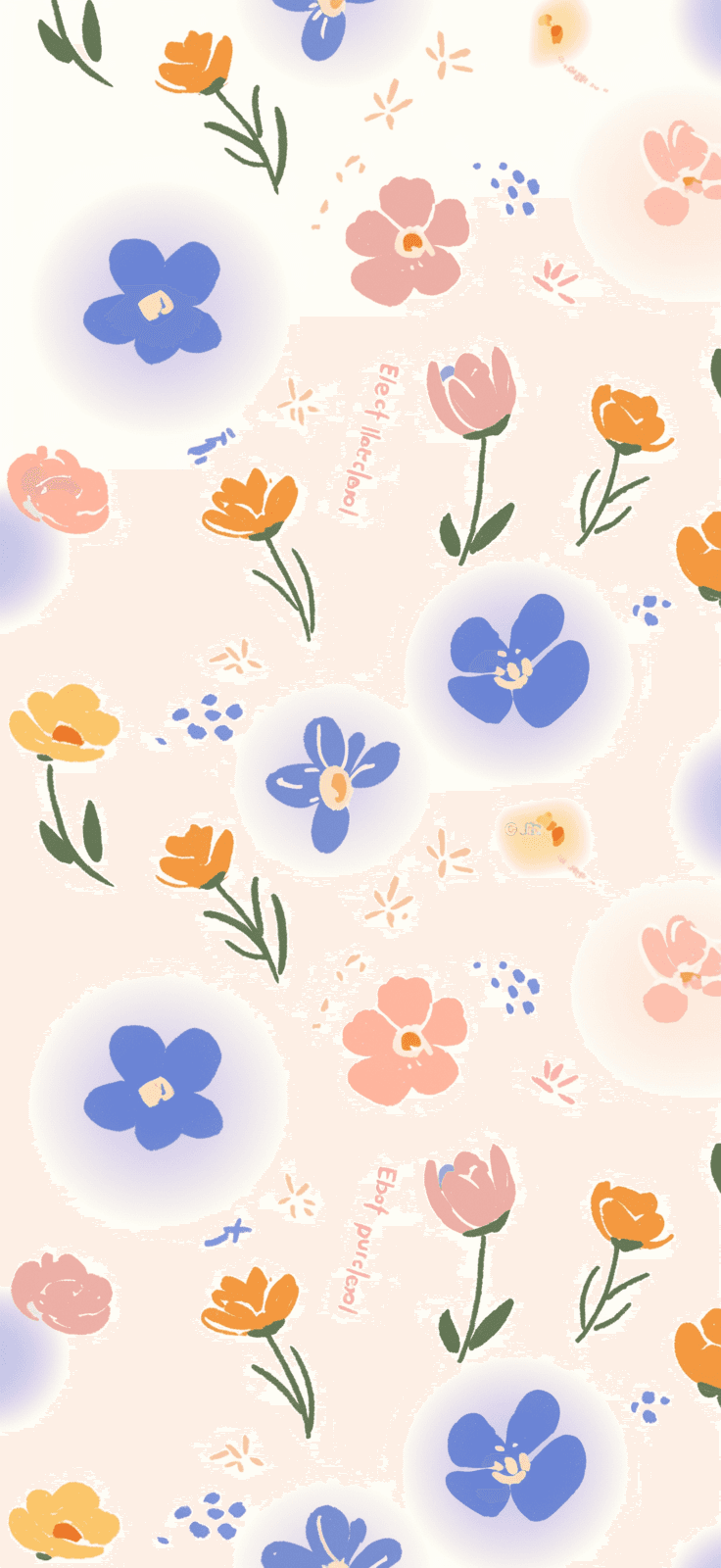 Cartoon Blossom Collective original repeating artwork