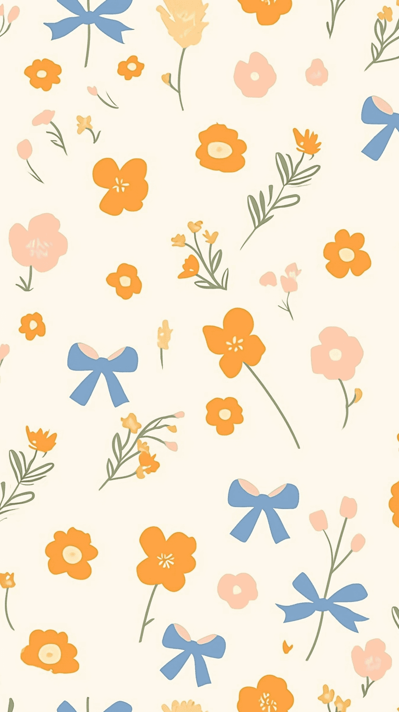 Bow Flow original repeating artwork