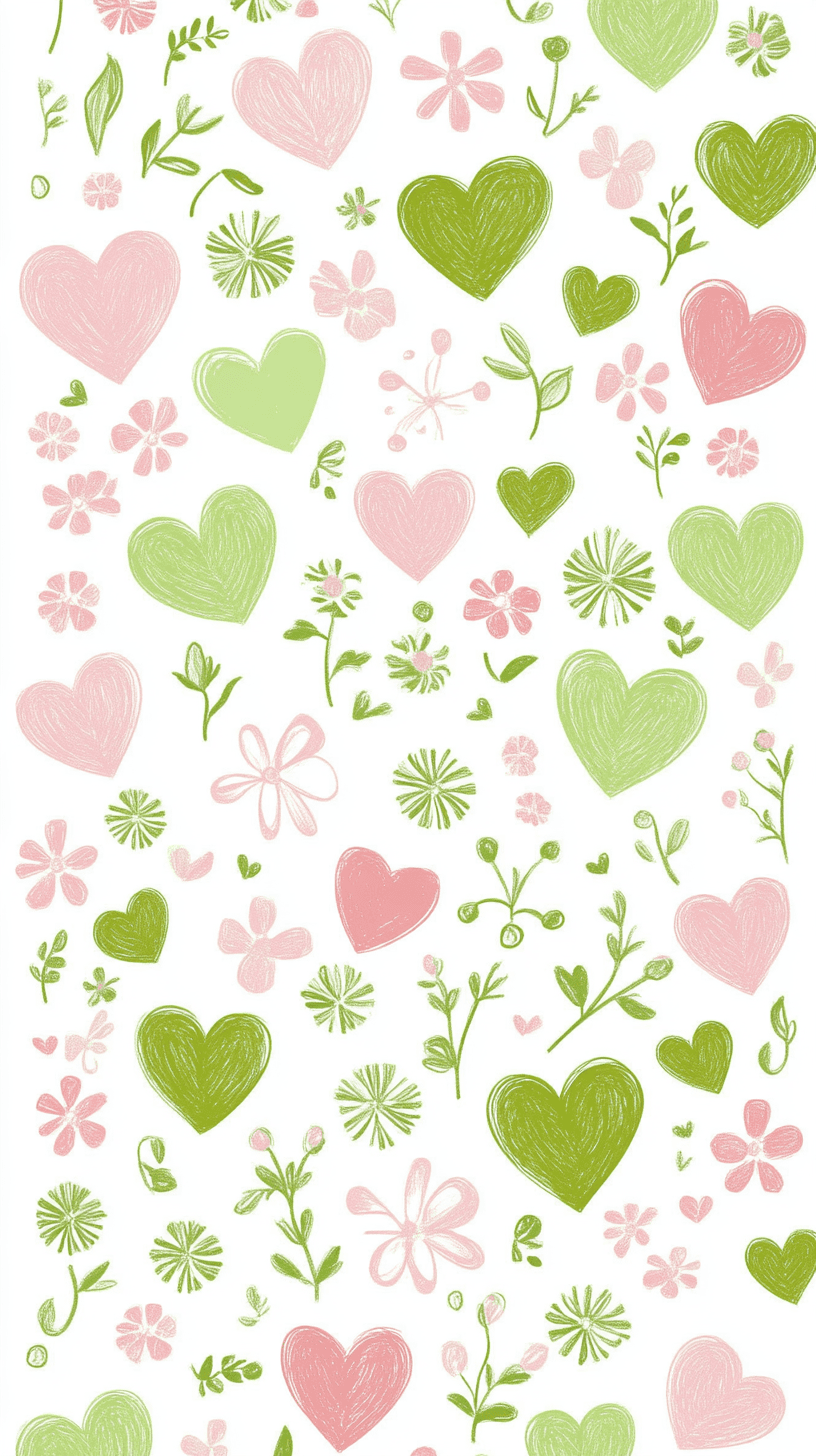 Heart Avenue original repeating artwork