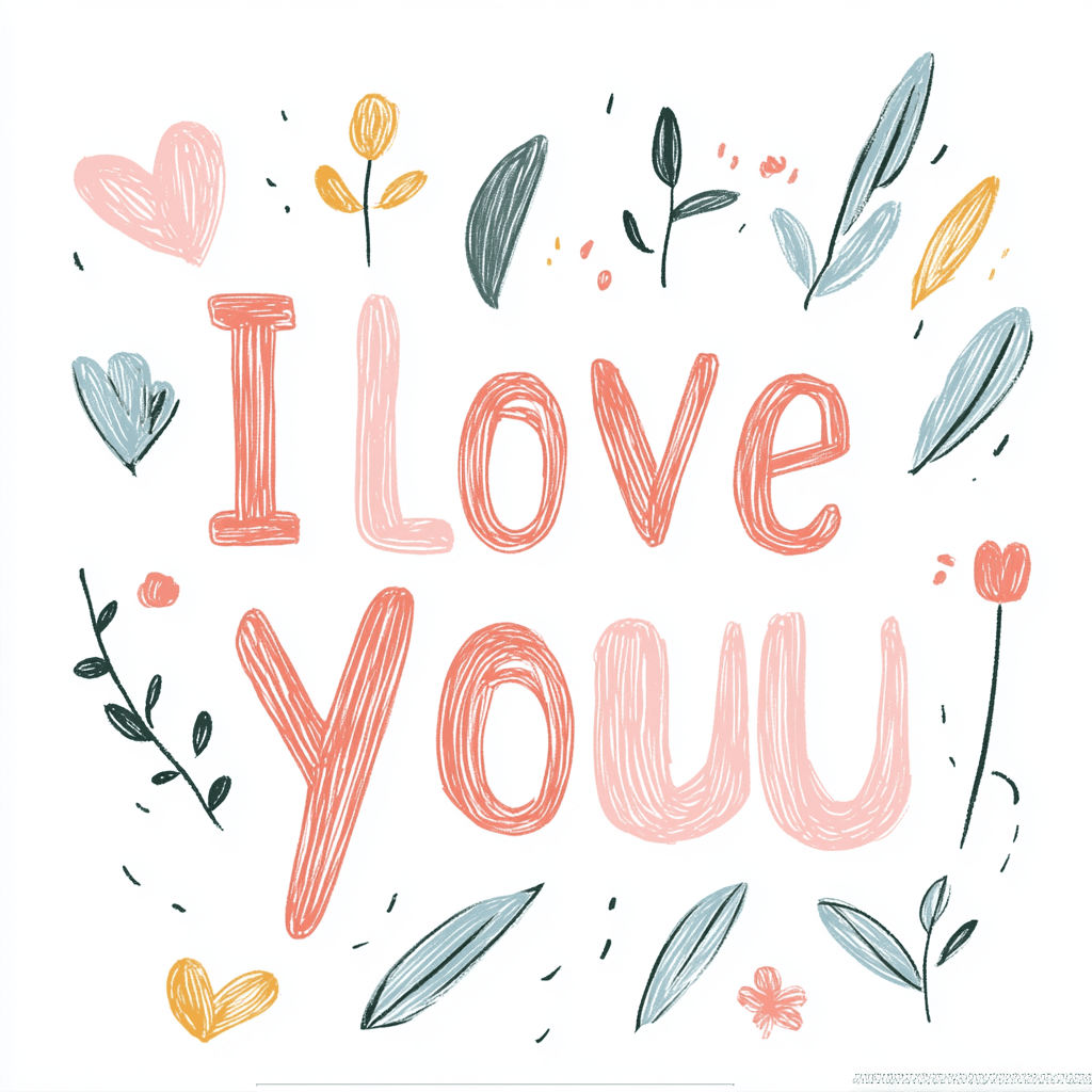 Love You Gang original repeating artwork