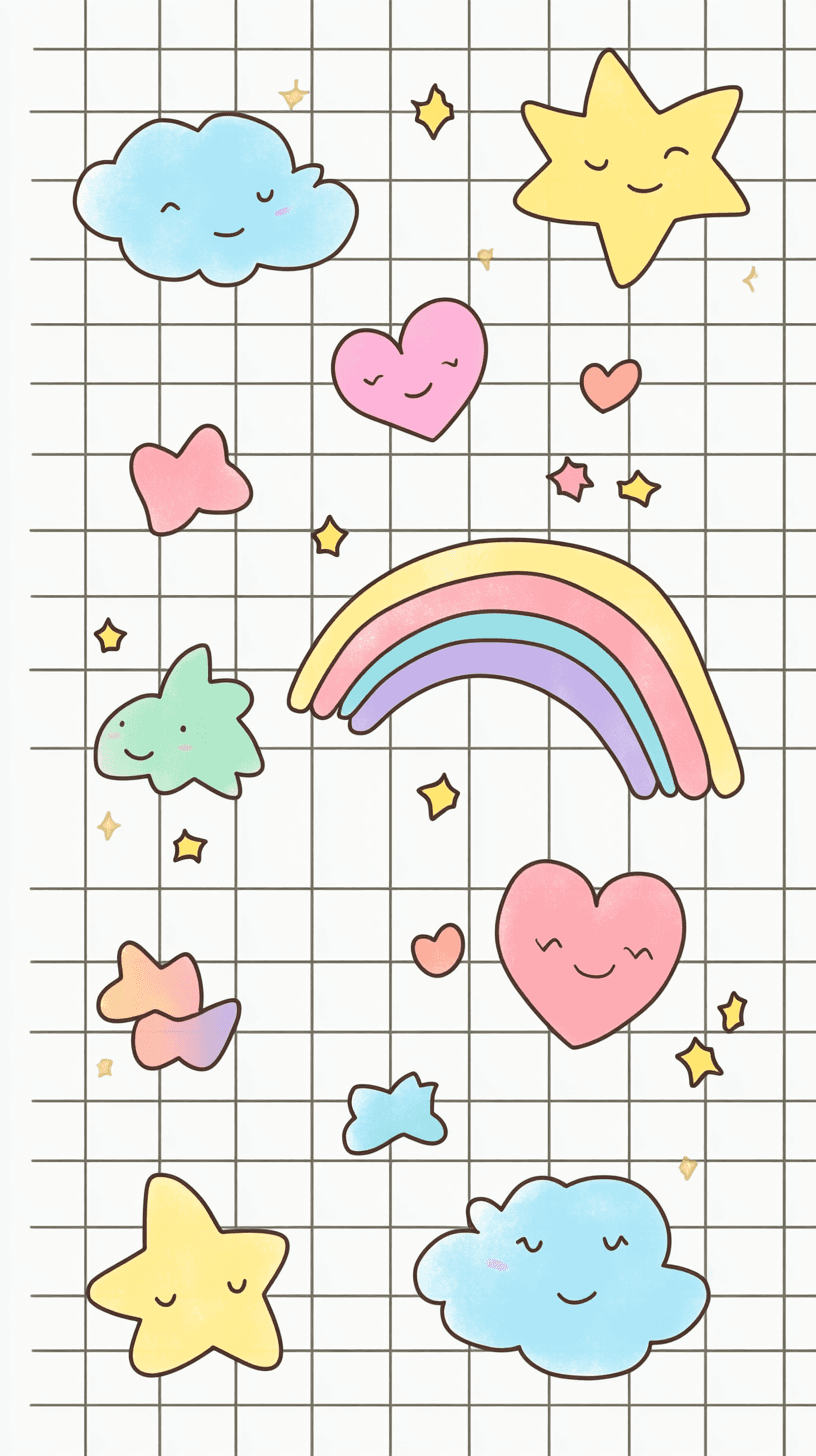Cute Crew original repeating artwork