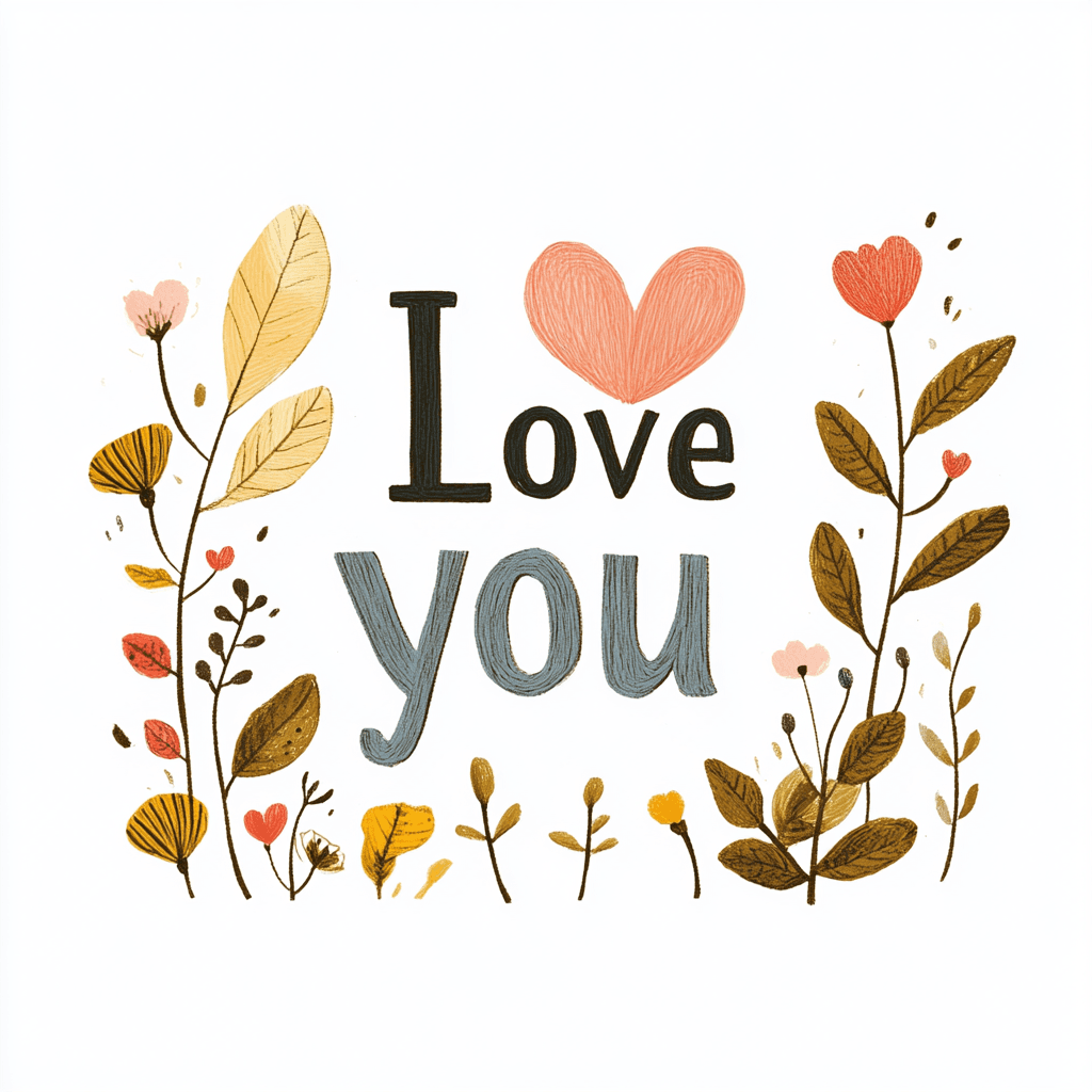 Love You Collective original repeating artwork