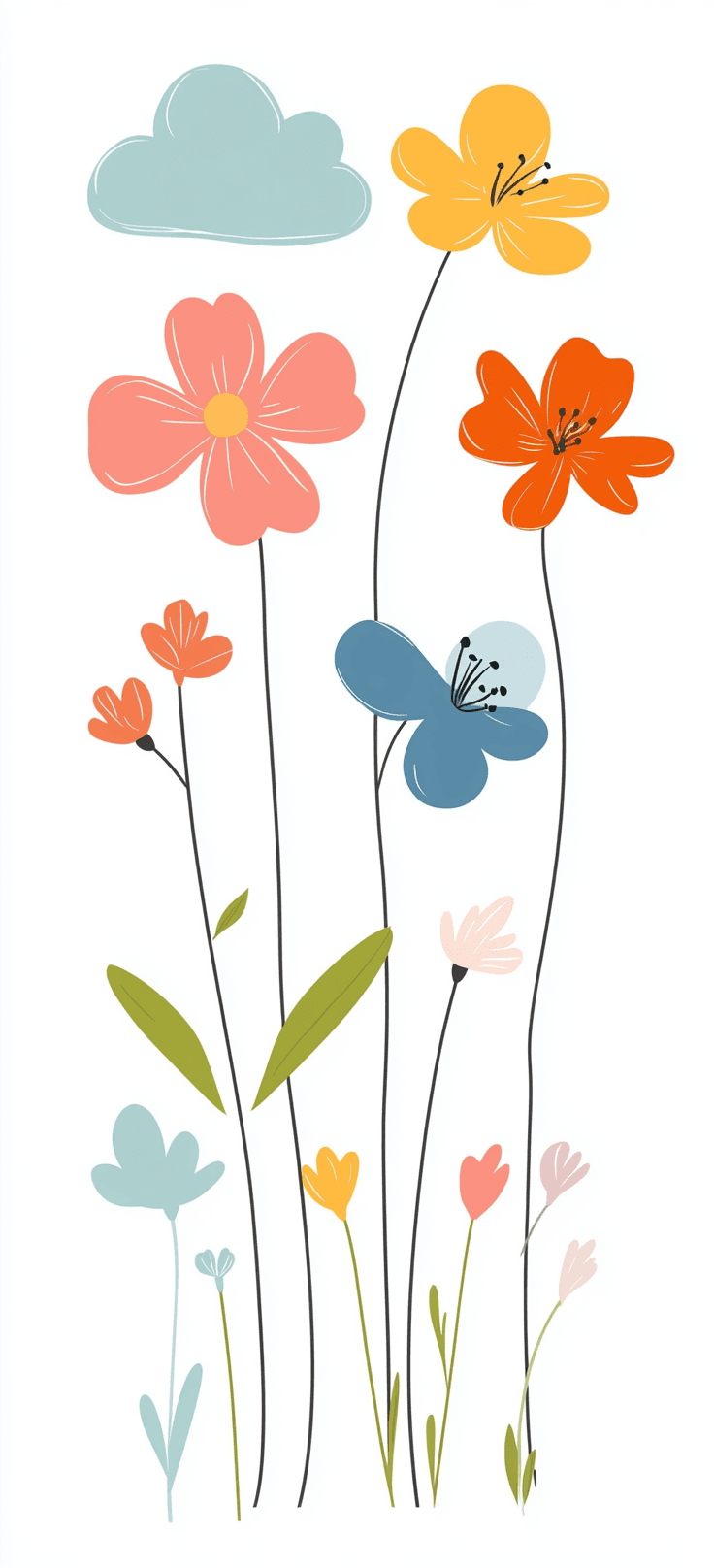 Blossom Tone original repeating artwork