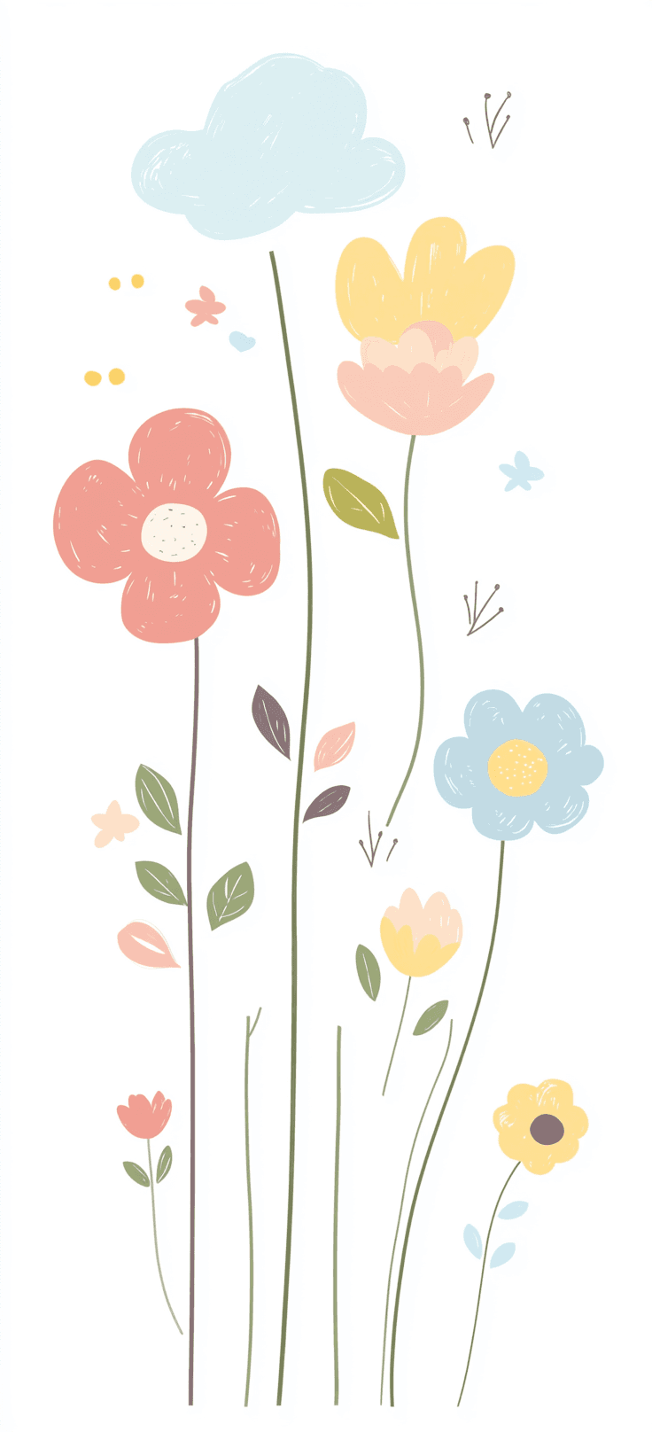 Blossom Sunrise original repeating artwork