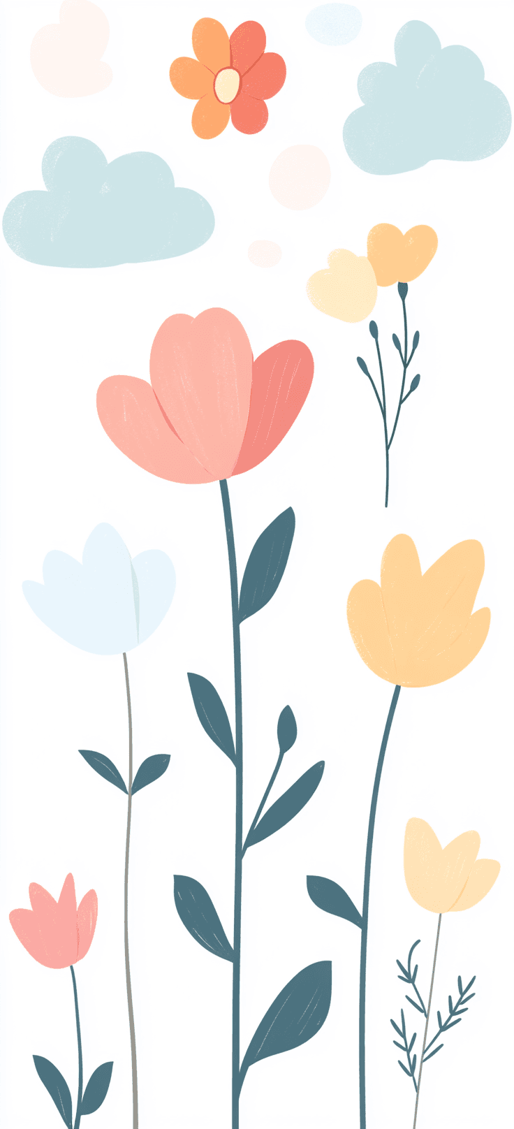 Blossom Noon original repeating artwork