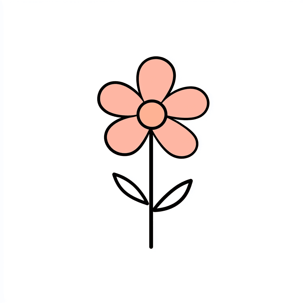 Blossom Corner original repeating artwork