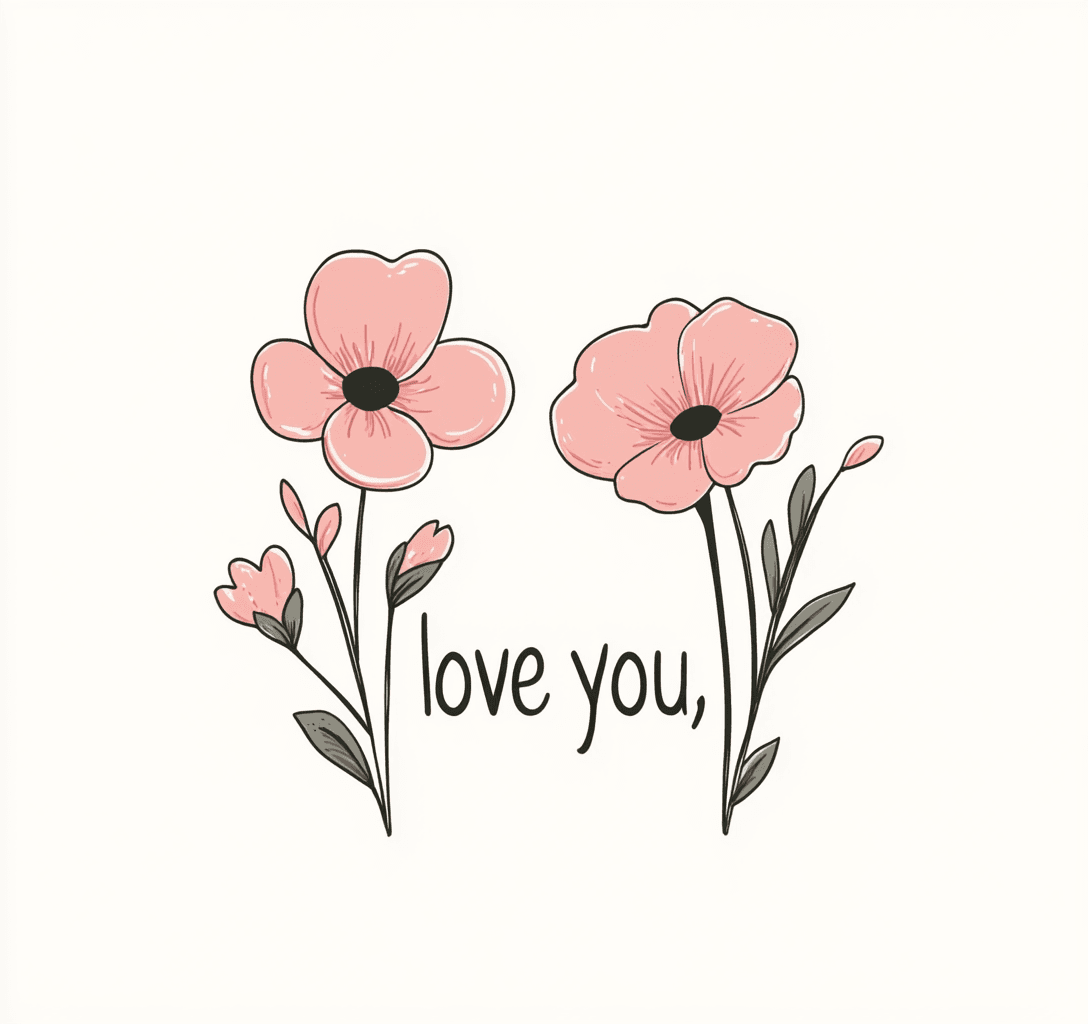 Love You Jam original repeating artwork