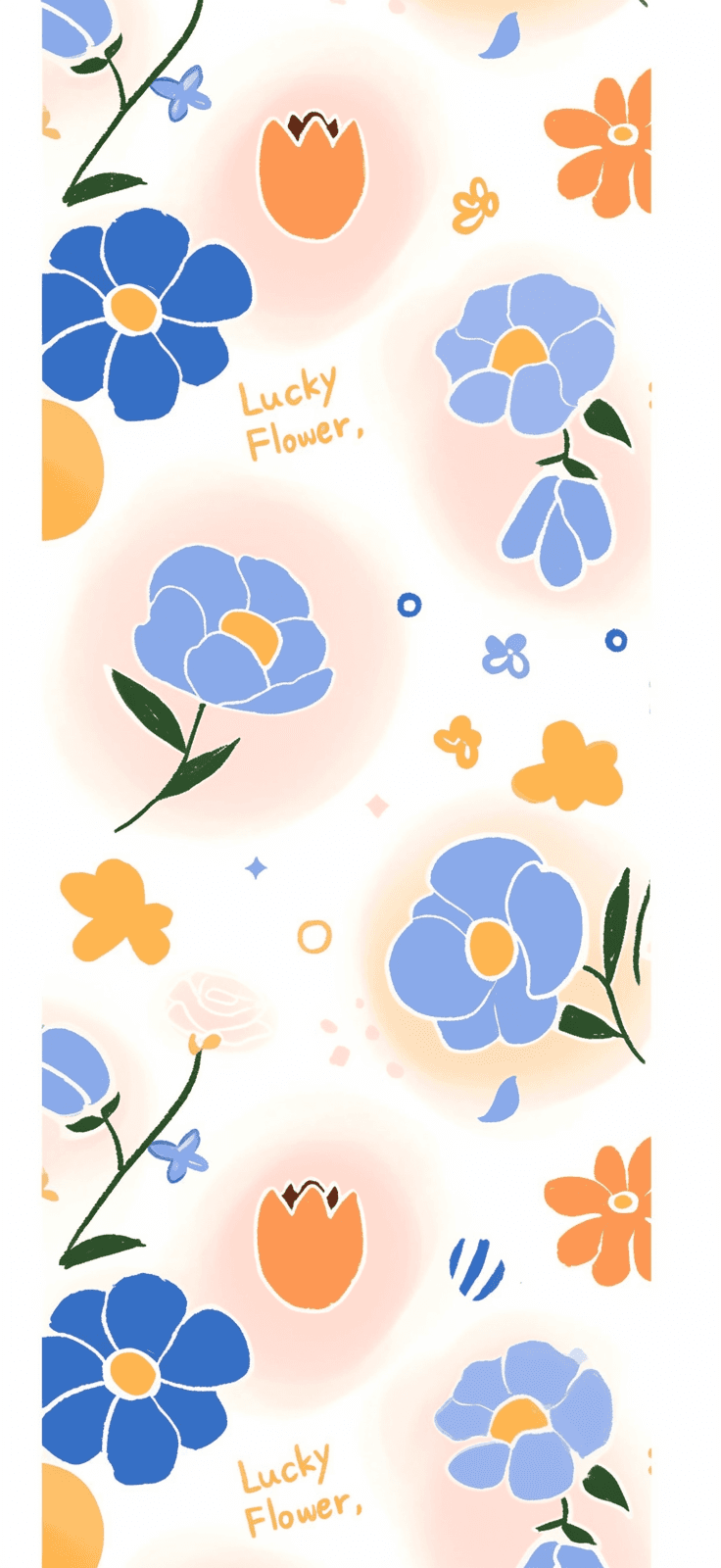 Blossom Coast original repeating artwork