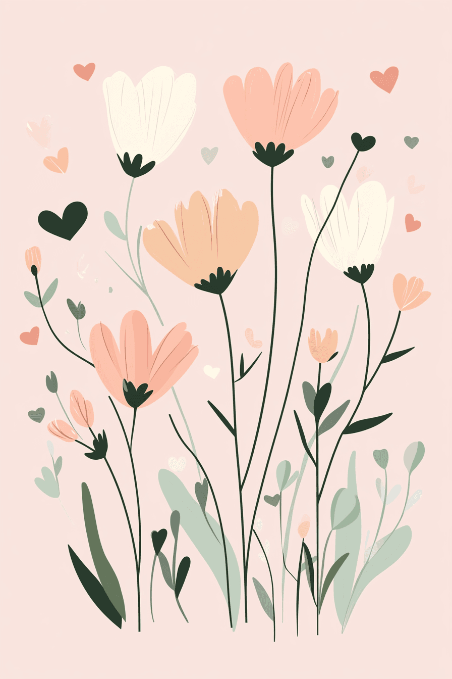 Blossom 466 original repeating artwork