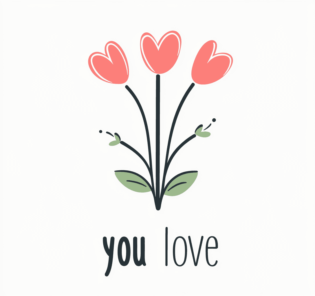 Love You Carnival original repeating artwork