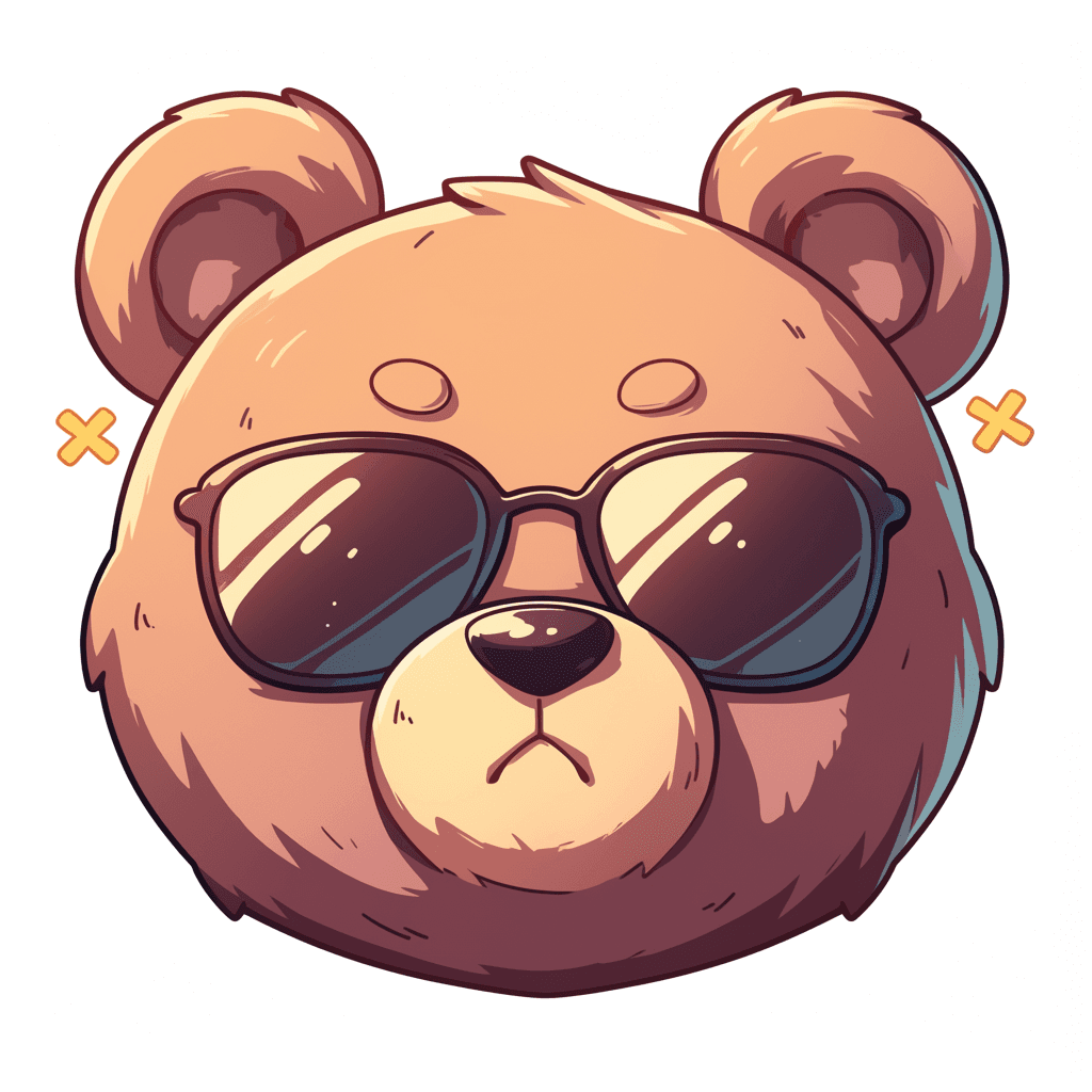Bear Picnic original repeating artwork