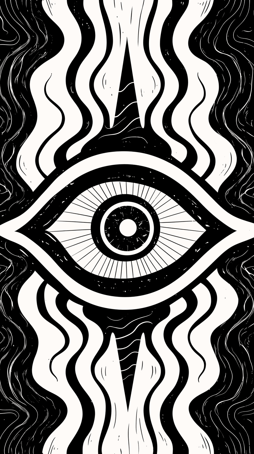 Eye Subway original repeating artwork