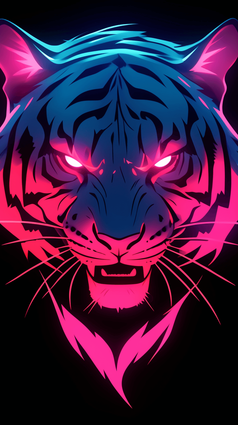 Tiger Tint original repeating artwork