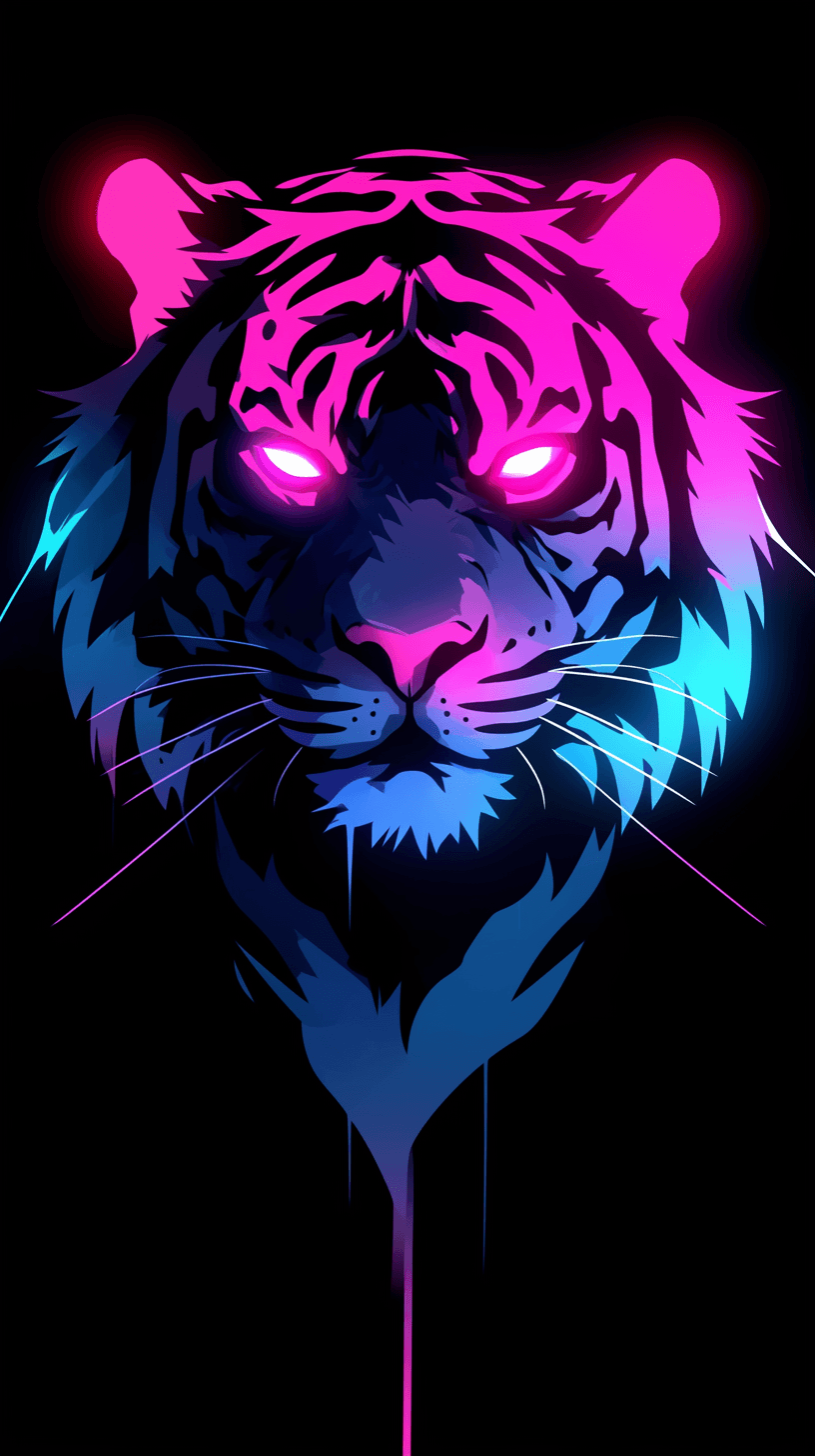 Tiger Pop original repeating artwork