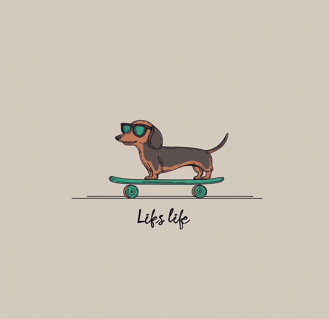 Puppy Harbor original repeating artwork