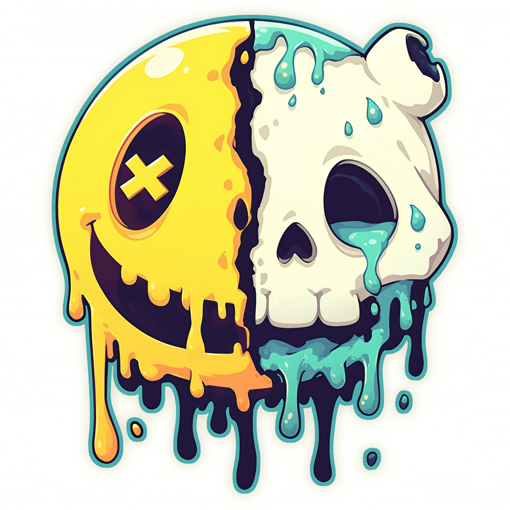 Skull Press original repeating artwork