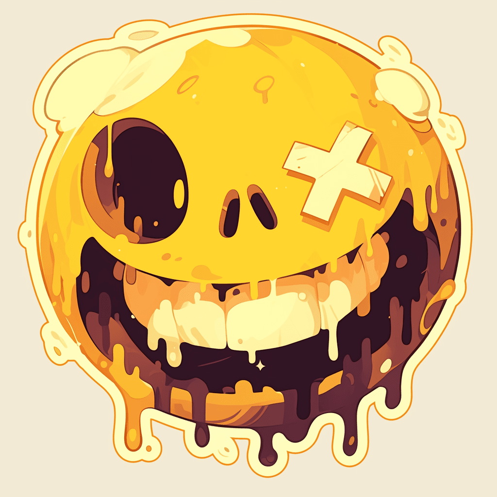 Skull Downtown original repeating artwork