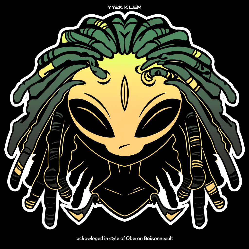 Skull Tribe original repeating artwork