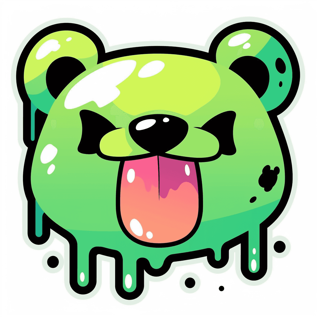 Bear Zoom original repeating artwork