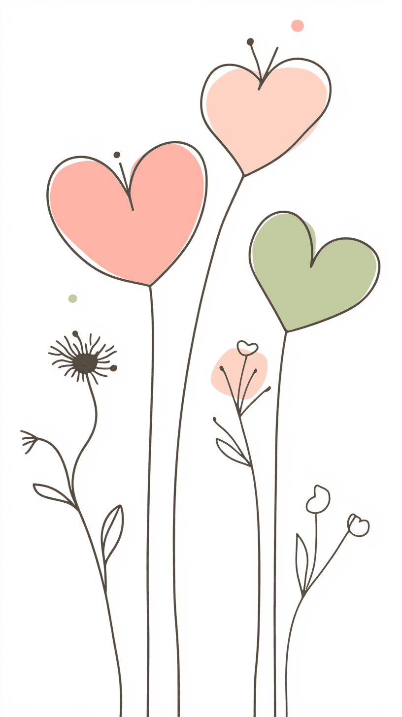 Heart 087 original repeating artwork