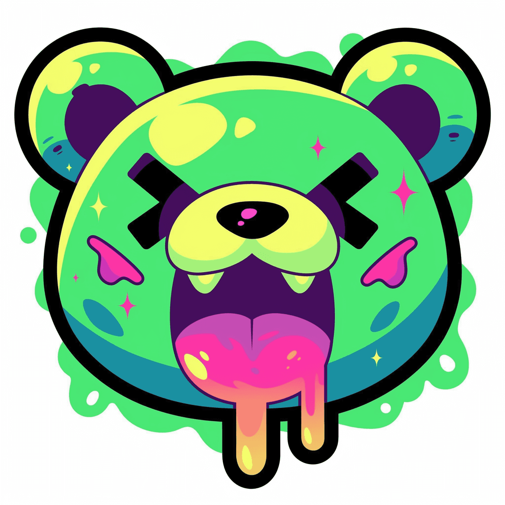 Bear 411 original repeating artwork