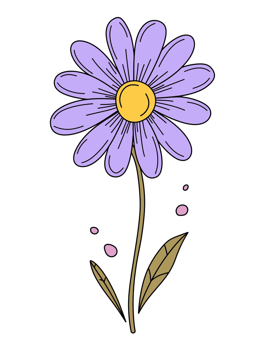 Blossom 766 original repeating artwork