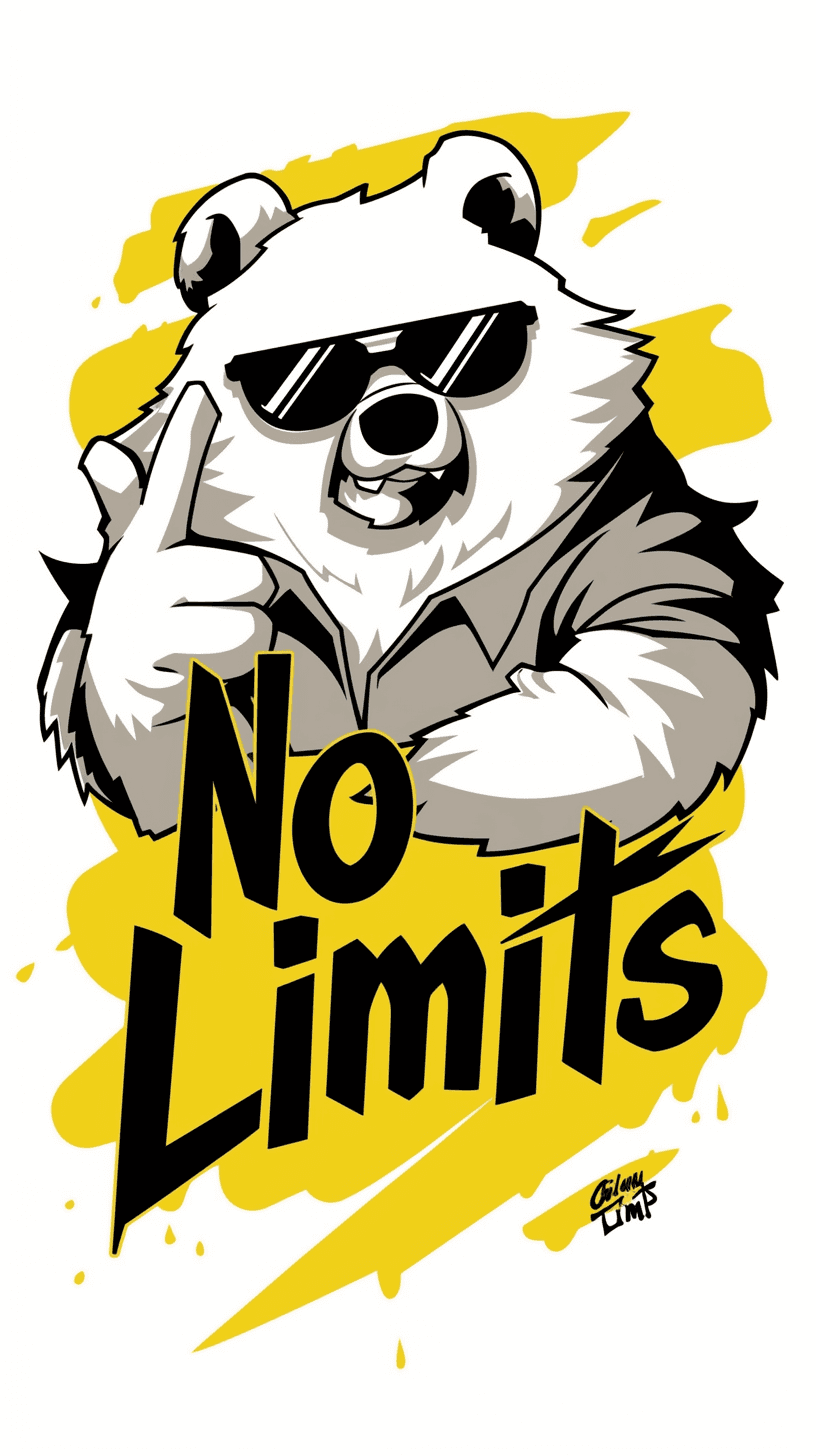 Bear Loop original repeating artwork