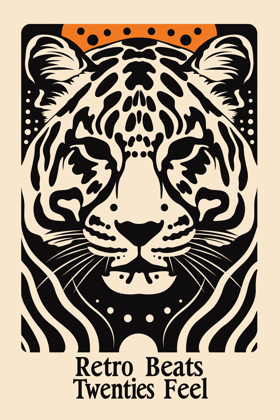Leopard Pastel original repeating artwork