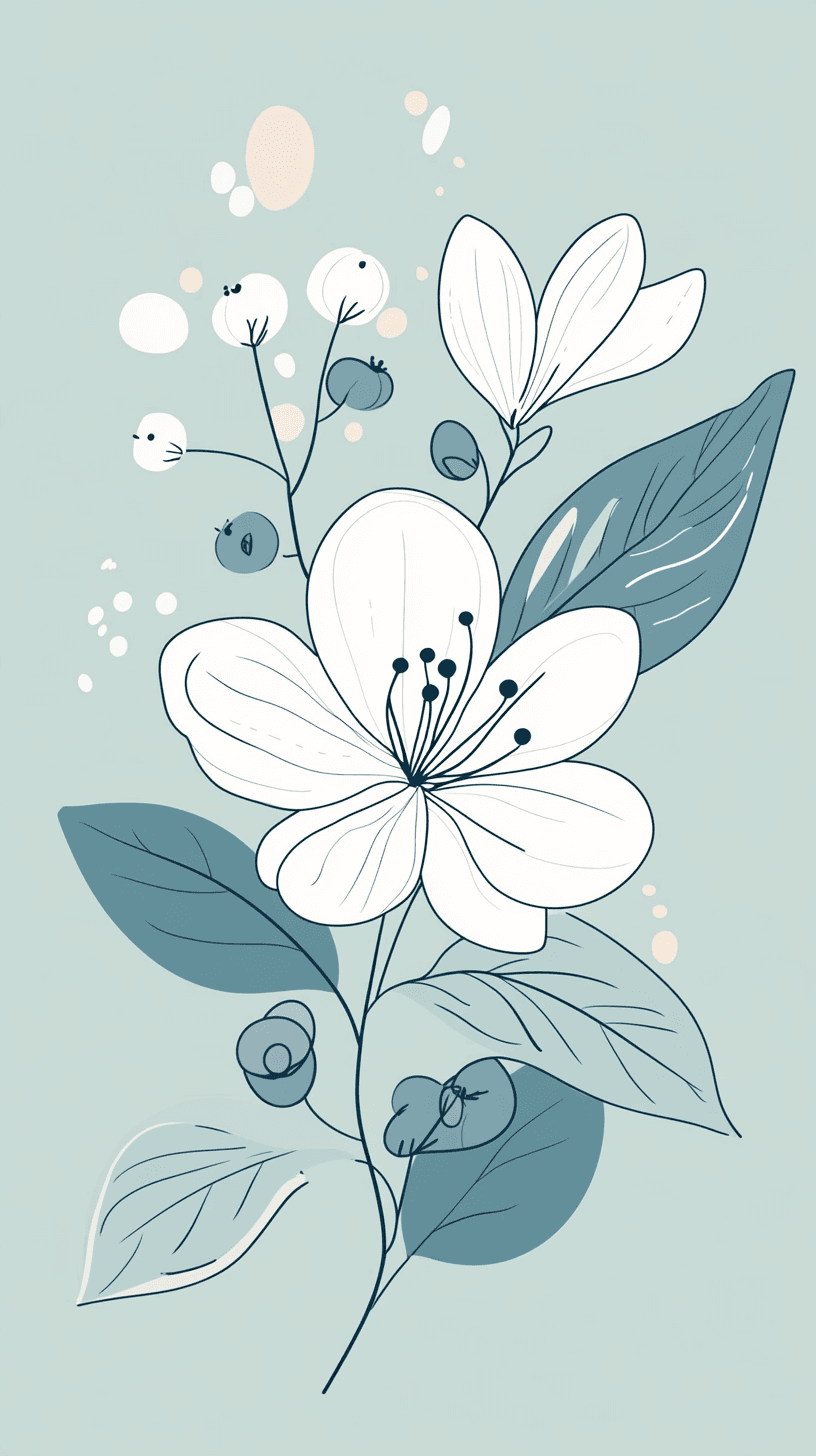 Blossom 372 original repeating artwork