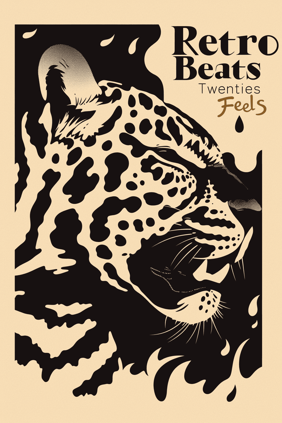 Leopard Valley original repeating artwork
