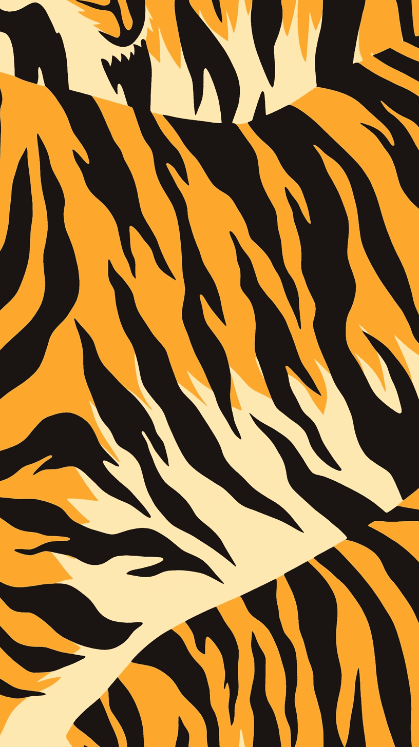 Tiger Valley original repeating artwork