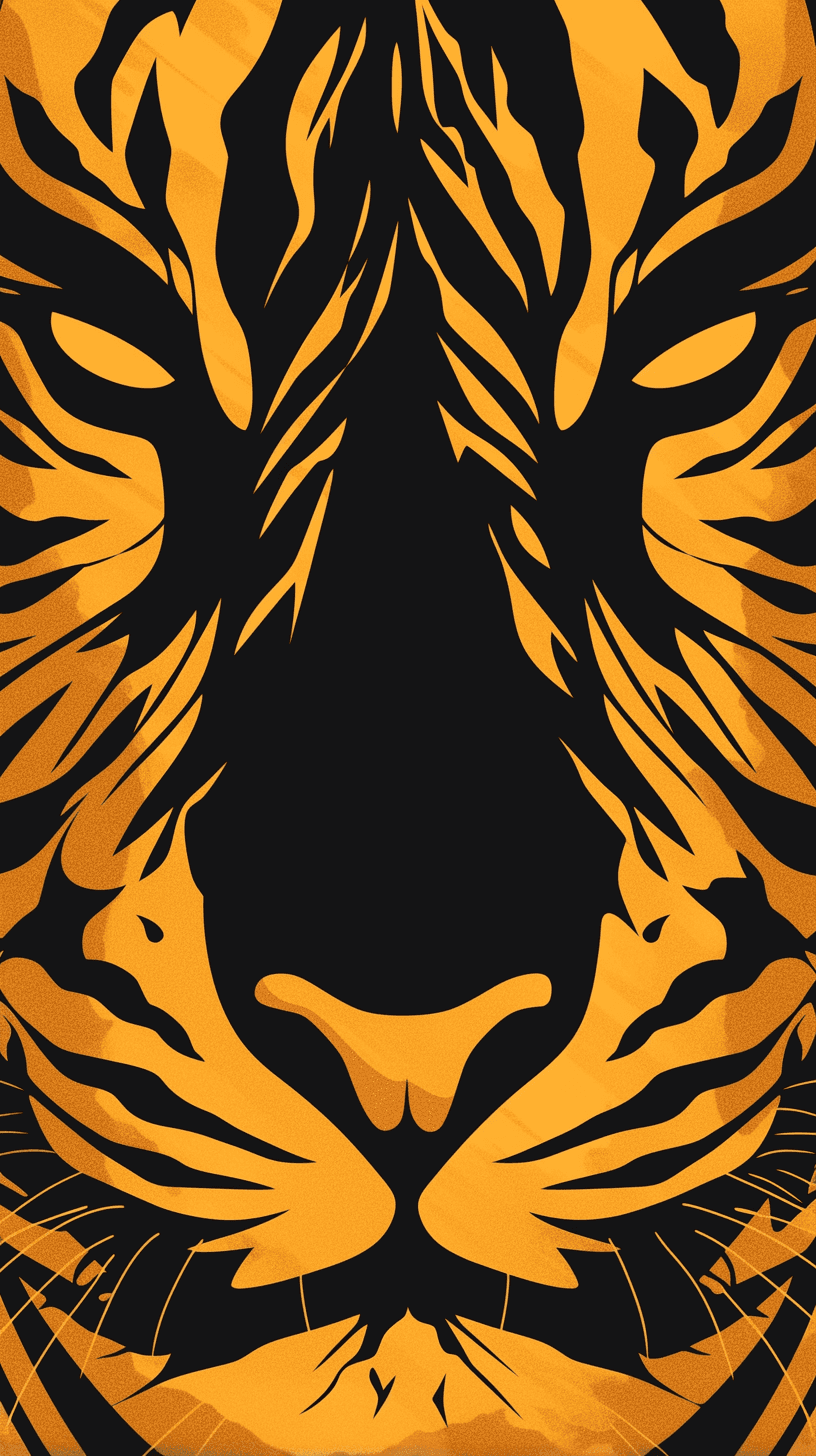 Tiger Beats original repeating artwork