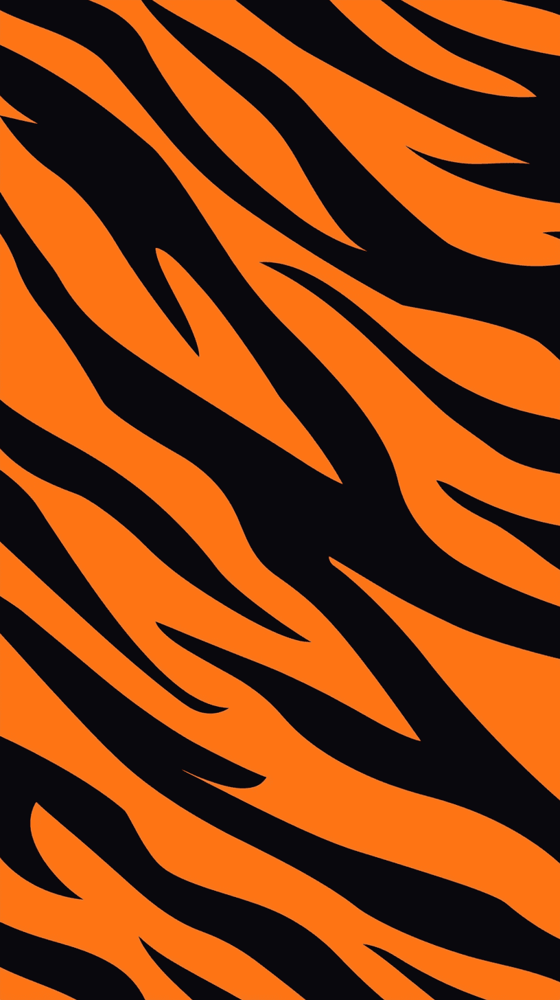 Tiger Glide original repeating artwork
