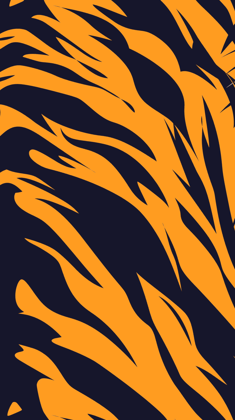 Tiger Corner original repeating artwork
