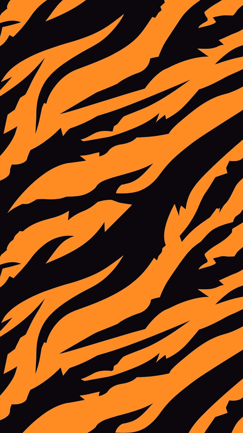 Tiger Midnight original repeating artwork