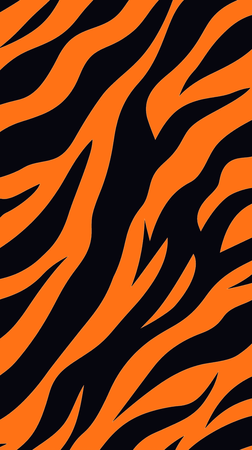 Tiger Shine original repeating artwork