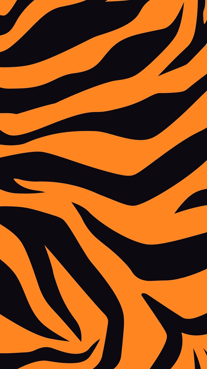Tiger Picnic original repeating artwork