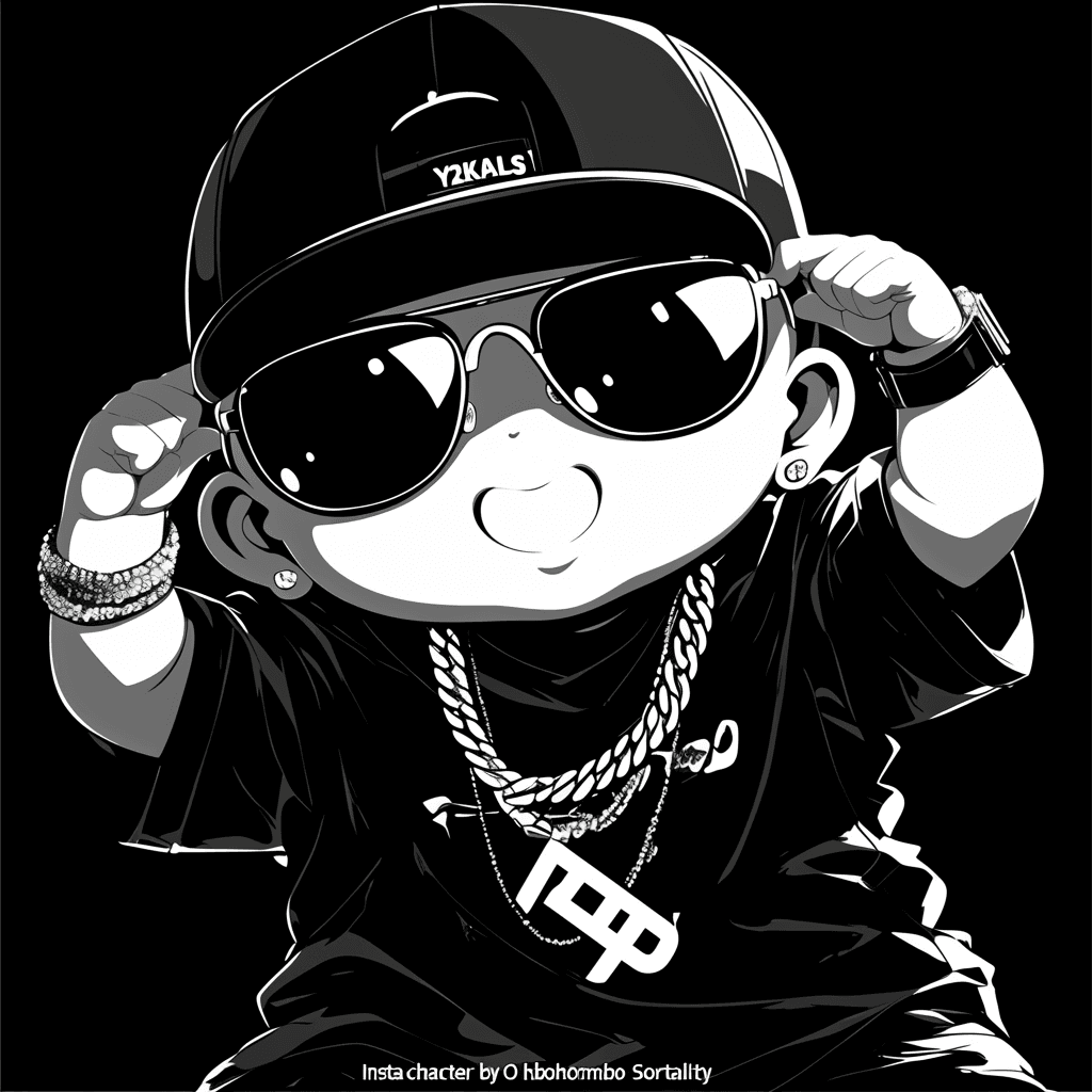 Cool Kid Gang original repeating artwork