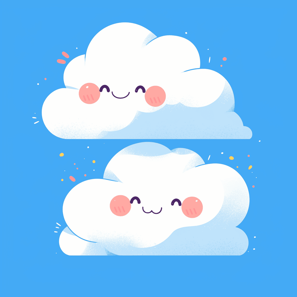 Cloud Snap original repeating artwork