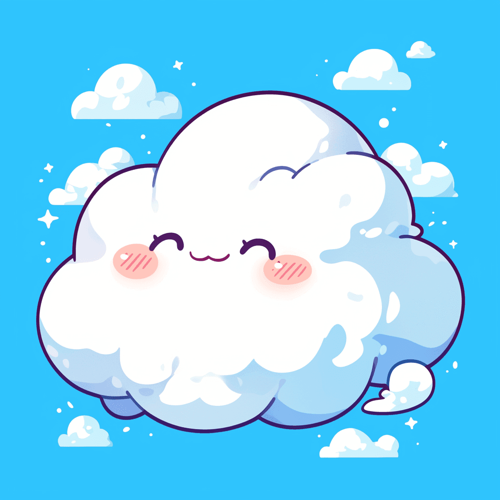 Cloud Rest original repeating artwork