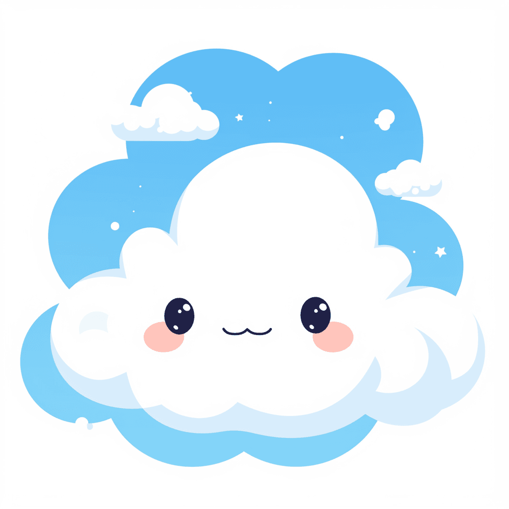 Cloud Label original repeating artwork