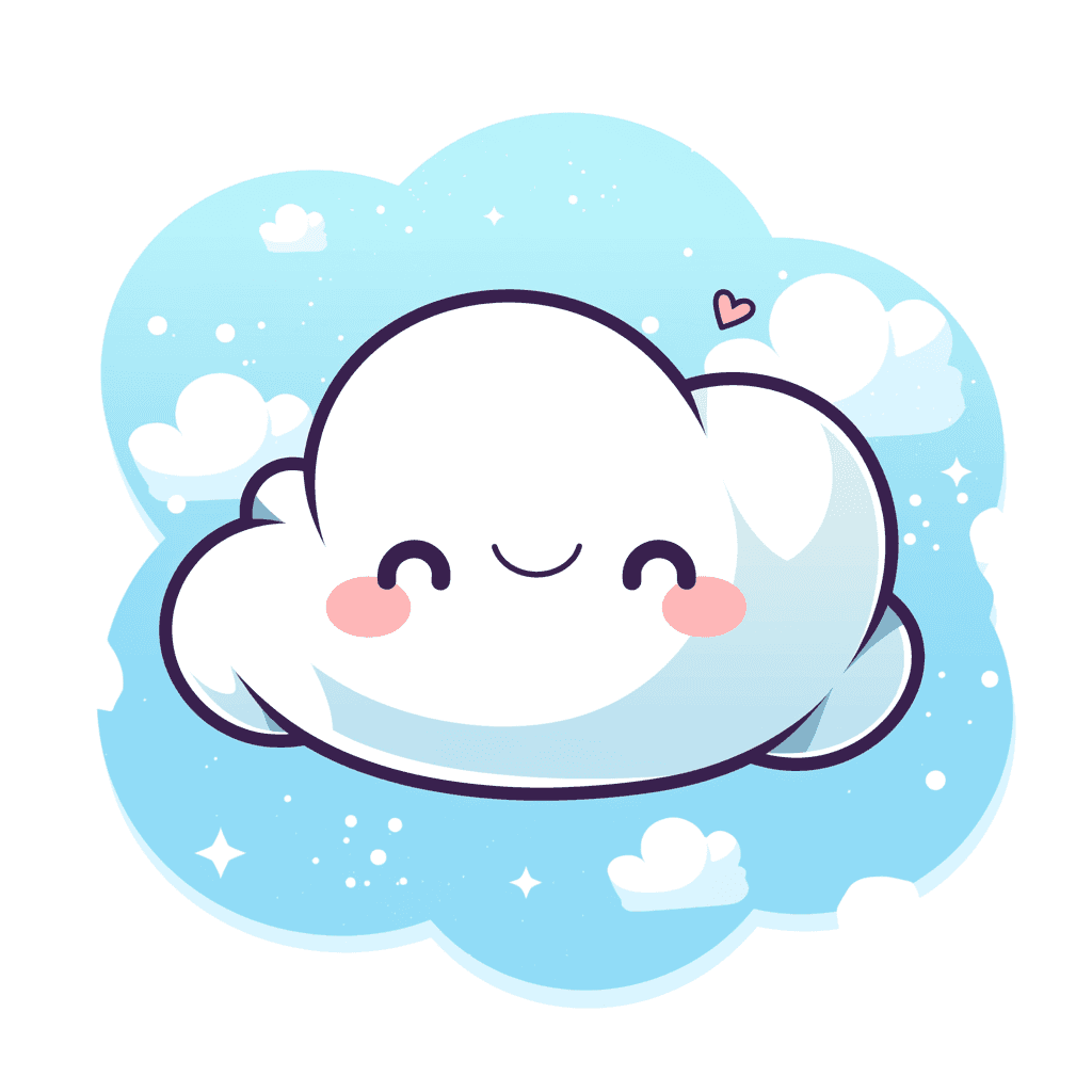 Cloud Burst original repeating artwork