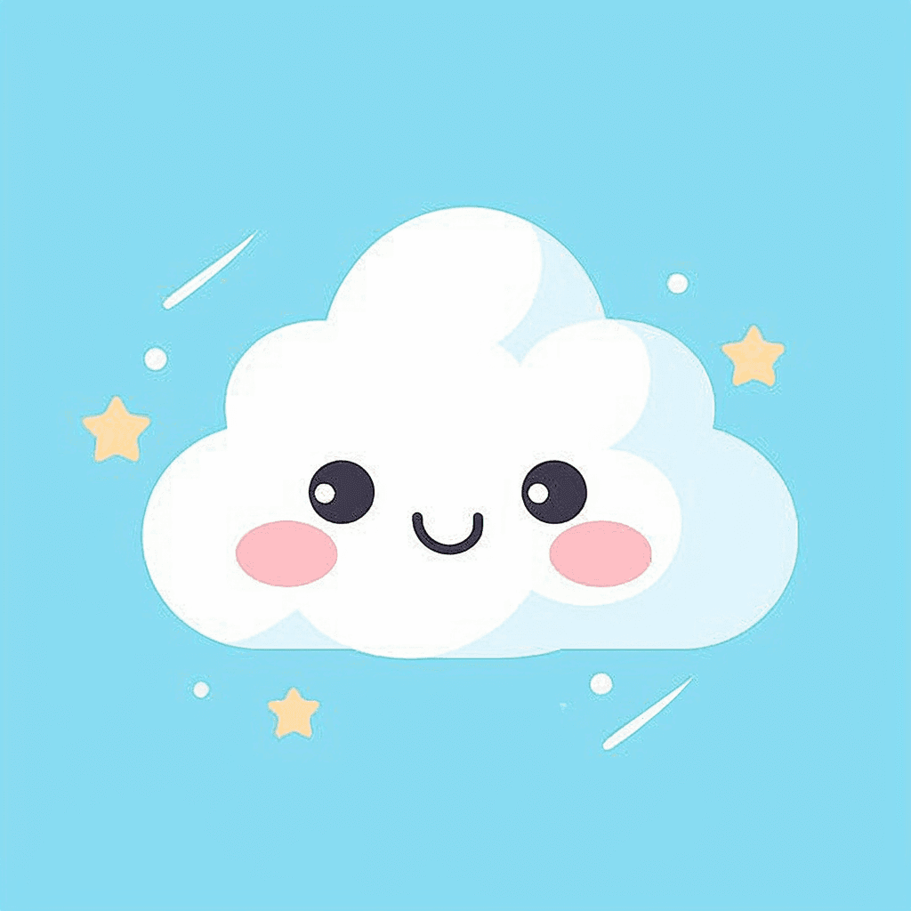 Cloud South original repeating artwork