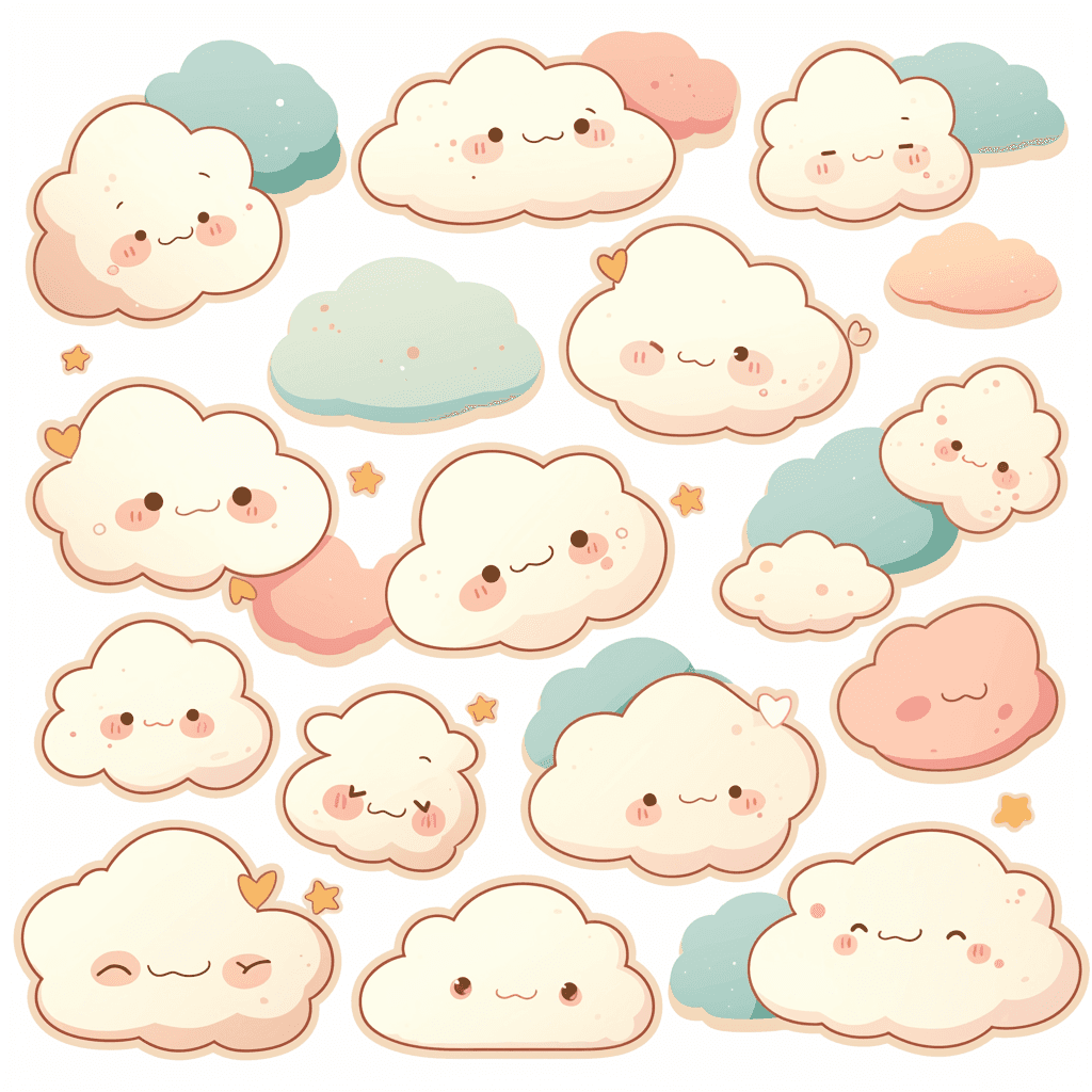 Cloud Avenue original repeating artwork